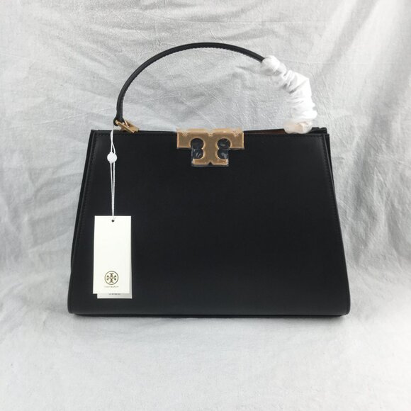Tory Burch Eleanor Spazzolato Satchel Bag - Picture 2 of 9